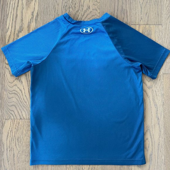 Under Armour Boys' UA Tech™ Big Logo Printed Short Sleeve Shirt - Picture 2 of 3